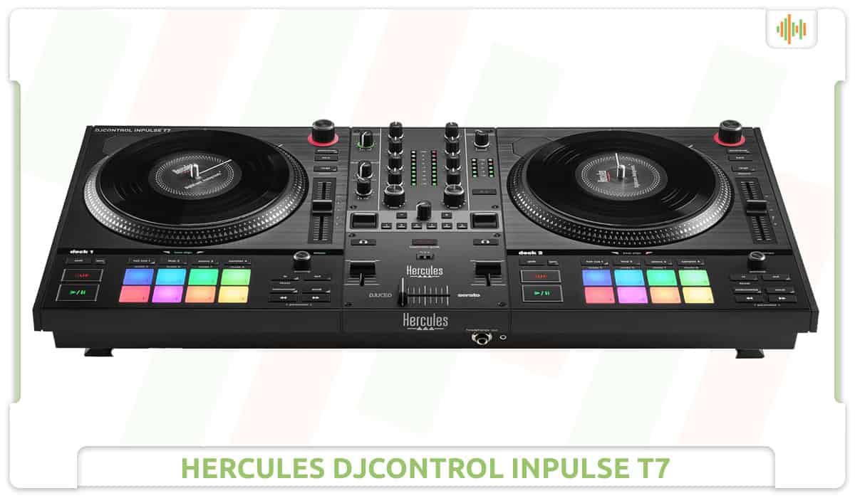Hercules DJControl Inpulse T7 Front Angle.