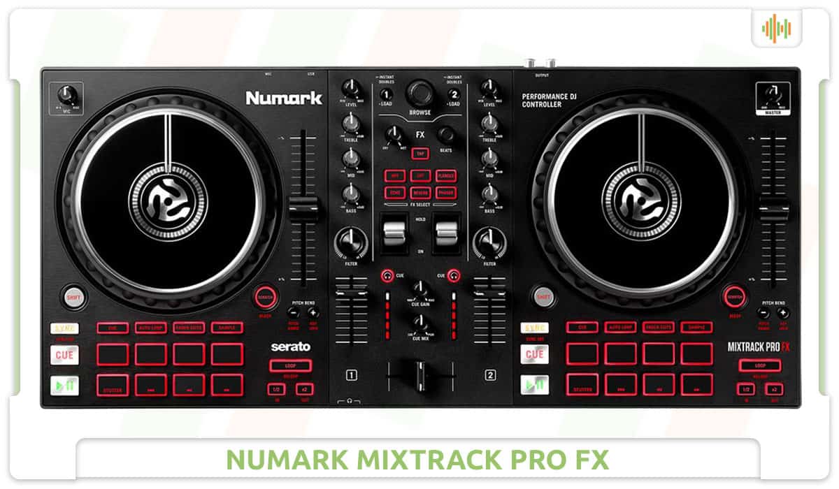 Numark Mixtrack Pro FX Top.