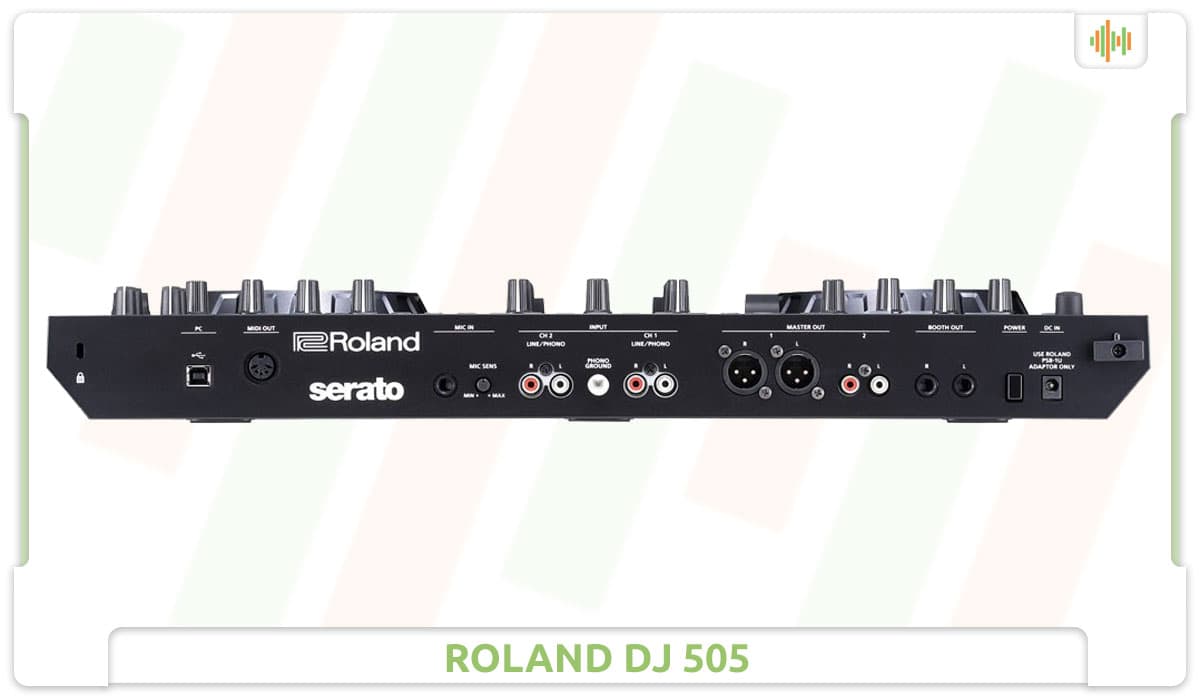 Roland DJ 505 Rear.