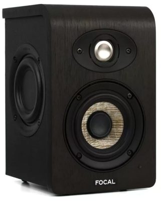 Three quarter view of the Focal Audio SHAPE 40 studio monitor