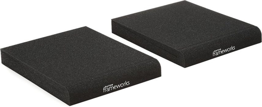Three quarter view of the Gator Frameworks GFW-ISOPAD isolation pads.