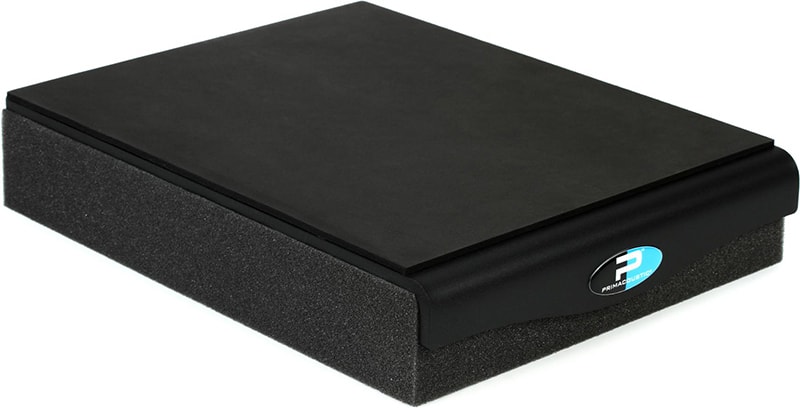 Three quarter view of the Primacoustic RX7 isolation pad.