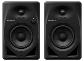 Front view of the Pioneer DM-40D studio monitors.