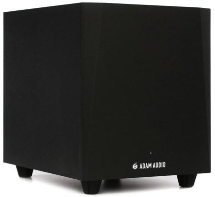 Three-quarter view of the ADAM Audio T10S subwoofer.