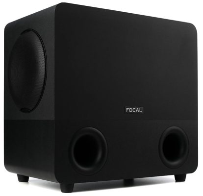 Three-quarter view of the Focal Sub One subwoofer.