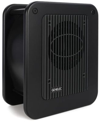 Three-quarter view of the Genelec 7040A subwoofer.