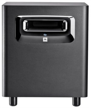 Front view of the JBL LSR310S subwoofer.