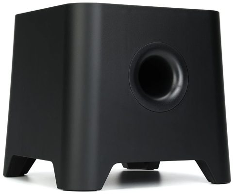 Three-quarter view of the Mackie CR6S-X subwoofer.